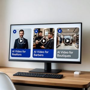 LeadResponseHQ product image showcasing AI video creation tools