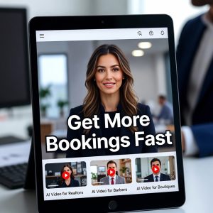 LeadResponseHQ preview screen showing completed AI marketing video